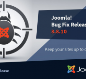 Joomla news: Joomla! 3.8.10 Bug Fixes Release