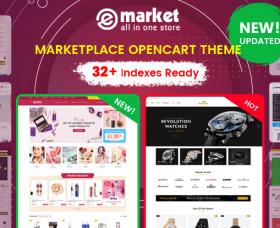 Opencart news: Design #32 Available in eMarket - Bestselling All-in-One OpenCart Theme 