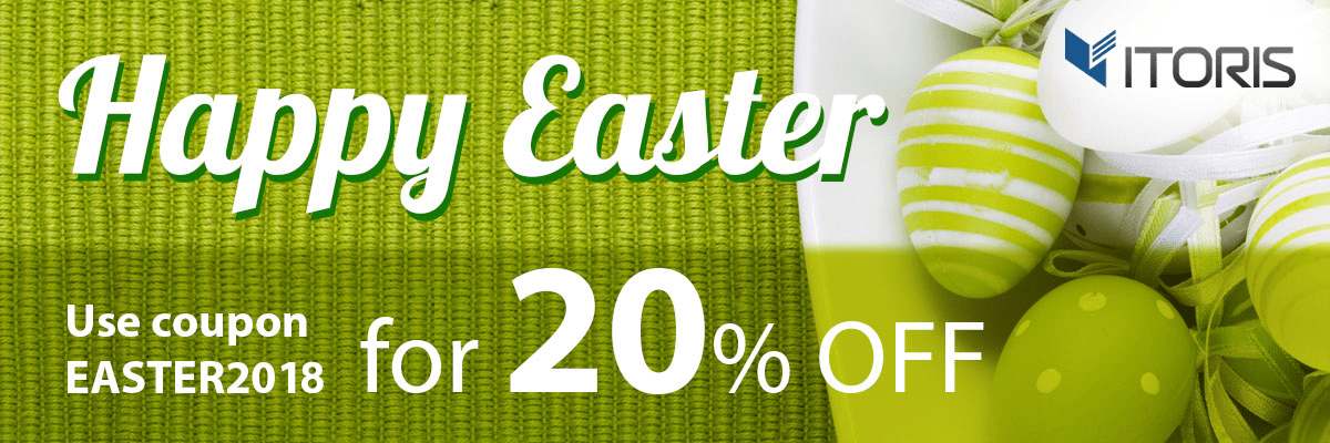 itoris Magento News: Celebrate Easter holidays with 20% discount from ITORIS INC!