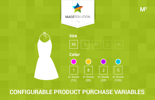 Magesolution Magento News: Configurable Purchase Variables for Magento 2 