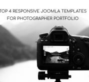 Joomla news: Top 4 Responsive Joomla Templates For Photographer Portfolio