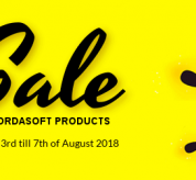 Joomla news: Hot August discount 2018 Save 25% on all OrdaSoft products!