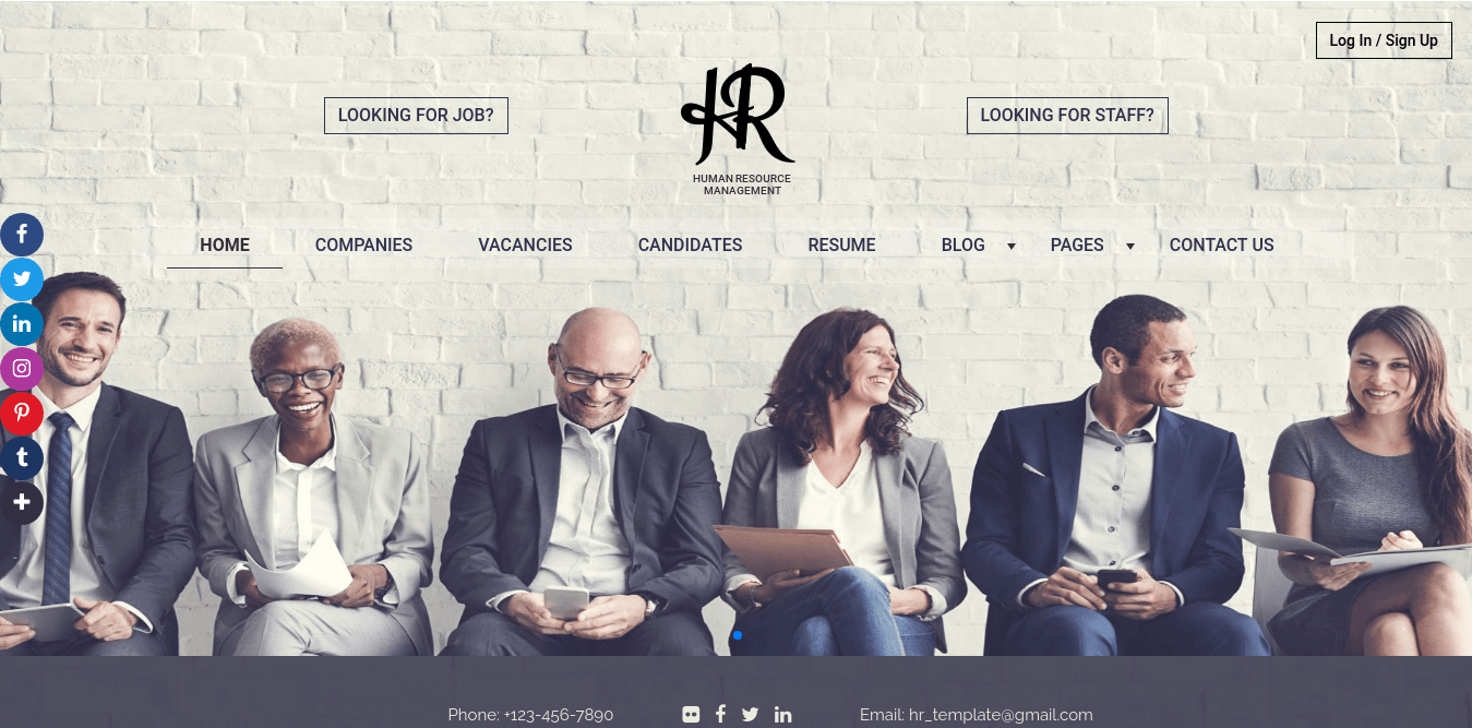 Marina Joomla News: New HR website template for recruitment agency!