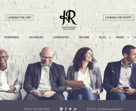 Joomla news: New HR website template for recruitment agency!