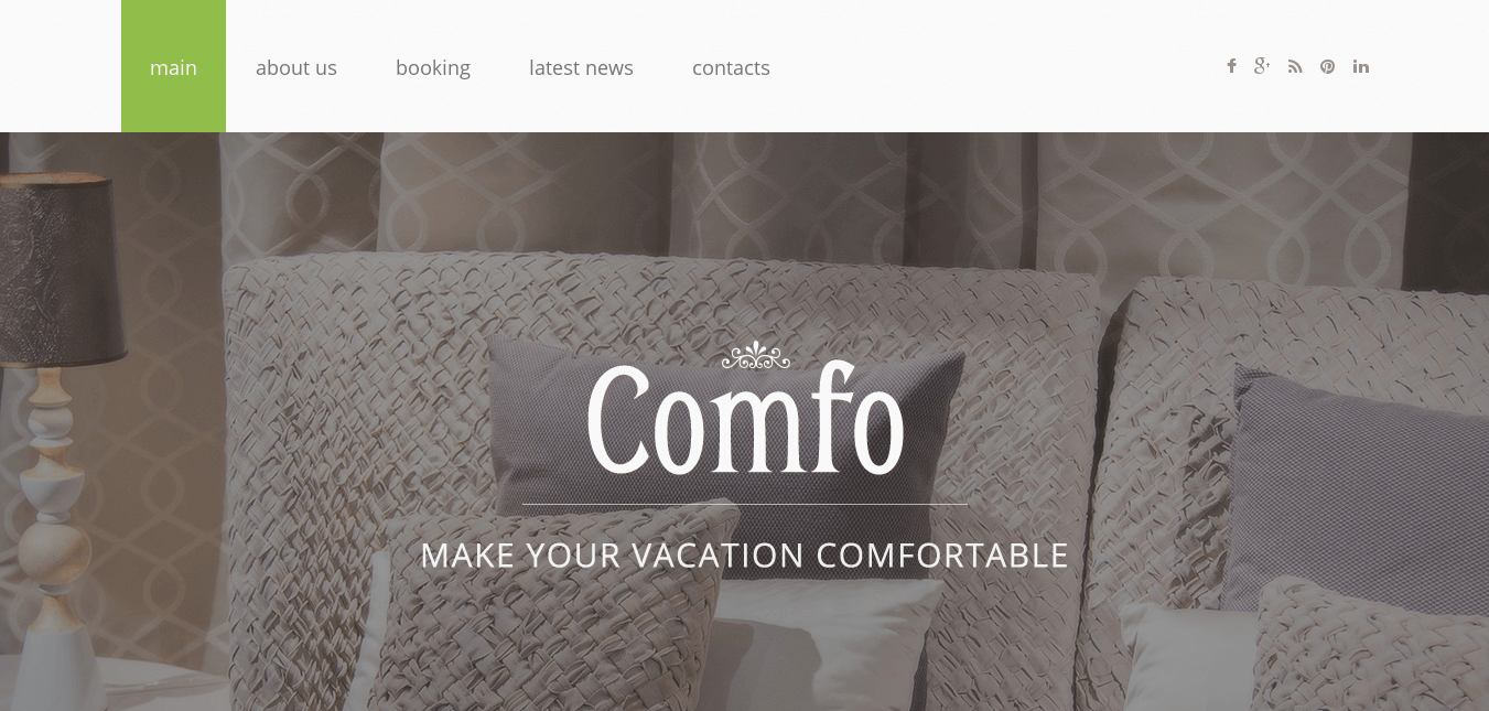 Cozy Vacation Joomla Template