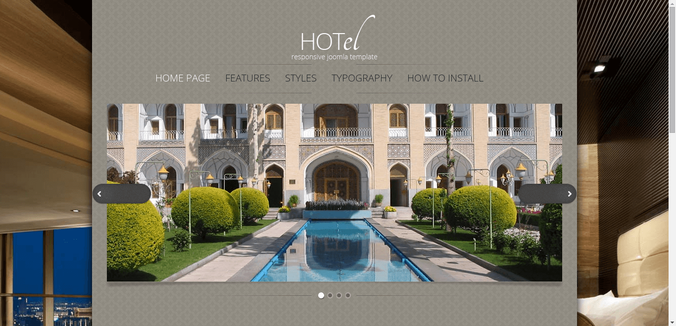 Hot Hotel Responsive Joomla template