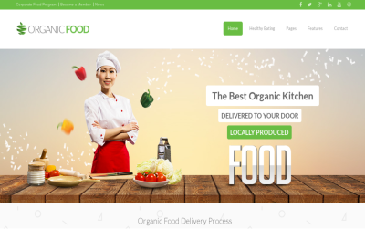 Organic Food - best drupal 7 theme include