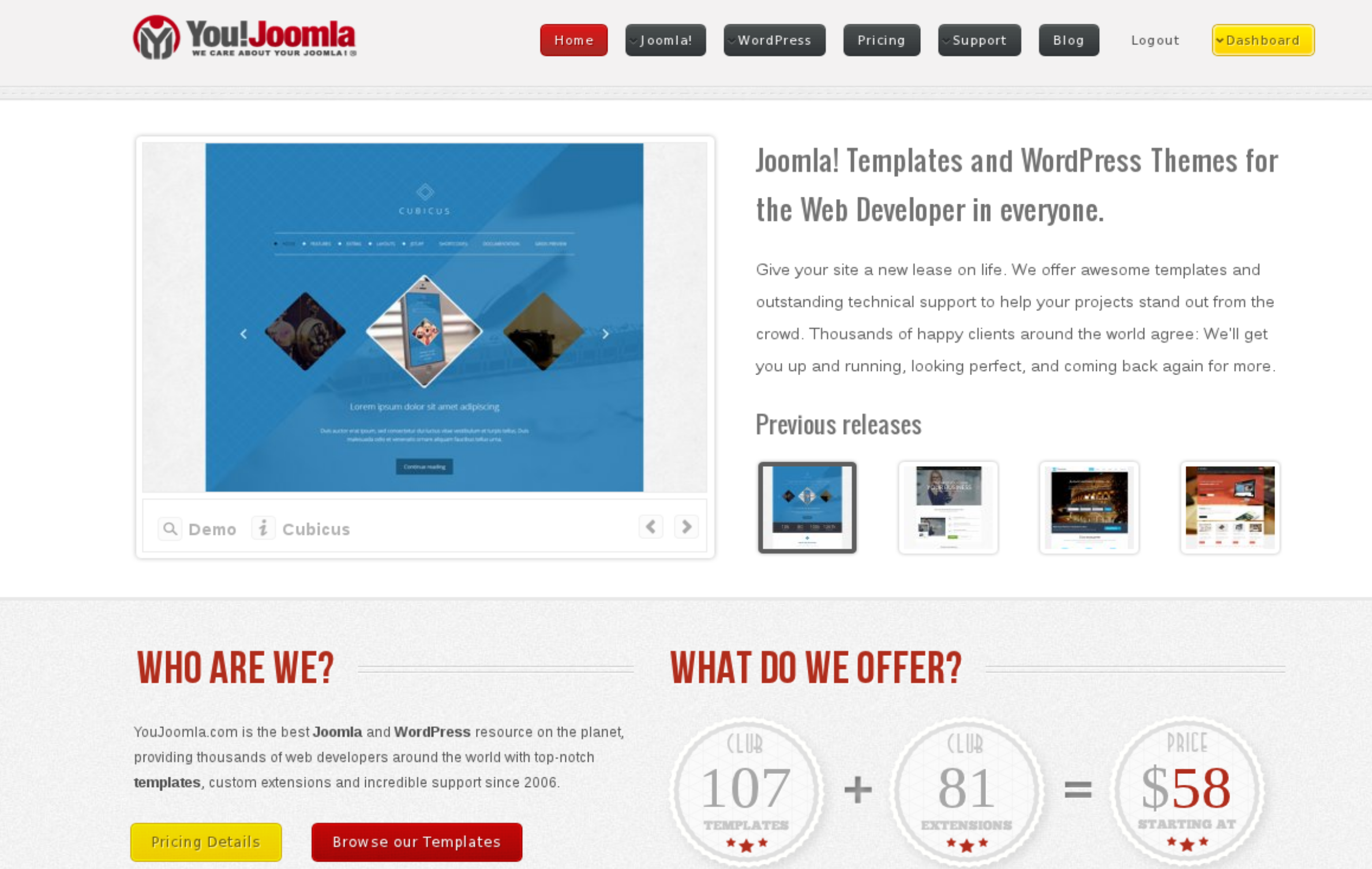YouJoomla Joomla template club