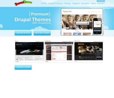 SooperThemes Drupal themes club - free support and best free Drupal themes
