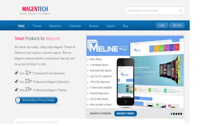 MagenTech Magento Theme Club - download Magento themes faster