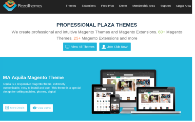 Plaza themes Magento Theme Club