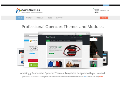 Pavothemes Opencart theme club - best Opencart themes