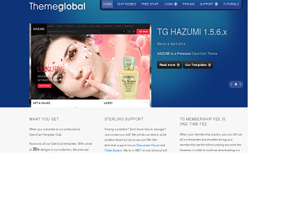 Theme Global Opencart theme club - best free Opencart themes