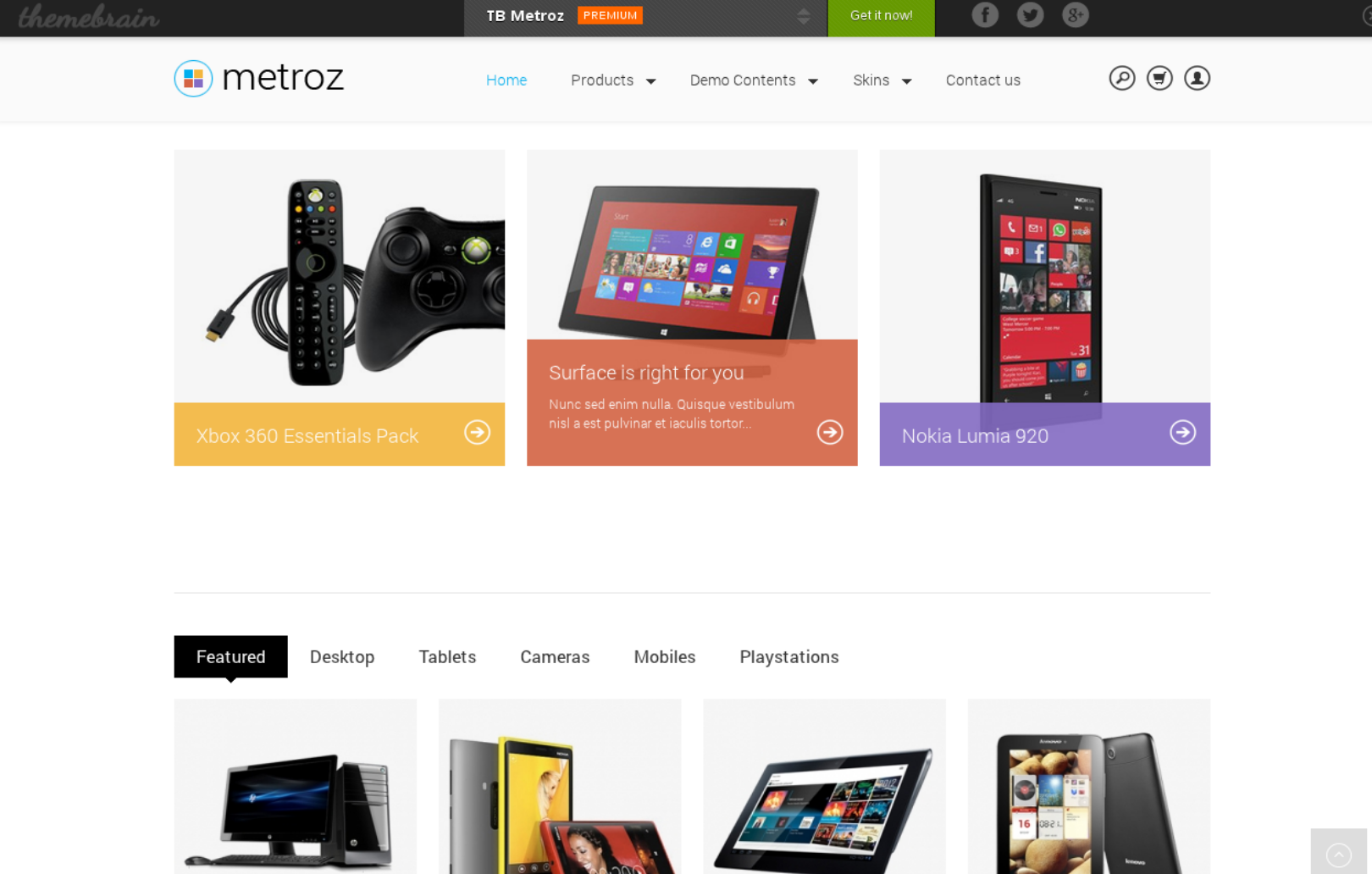 TB Metroz - convenient Drupal ecommerce theme