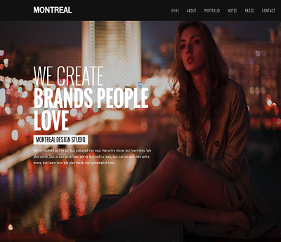 Montreal best creative Drupal theme