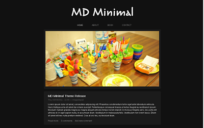 MD Minimal - best free Drupal theme