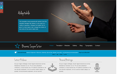 Buenos Superstar - best joomla blog template