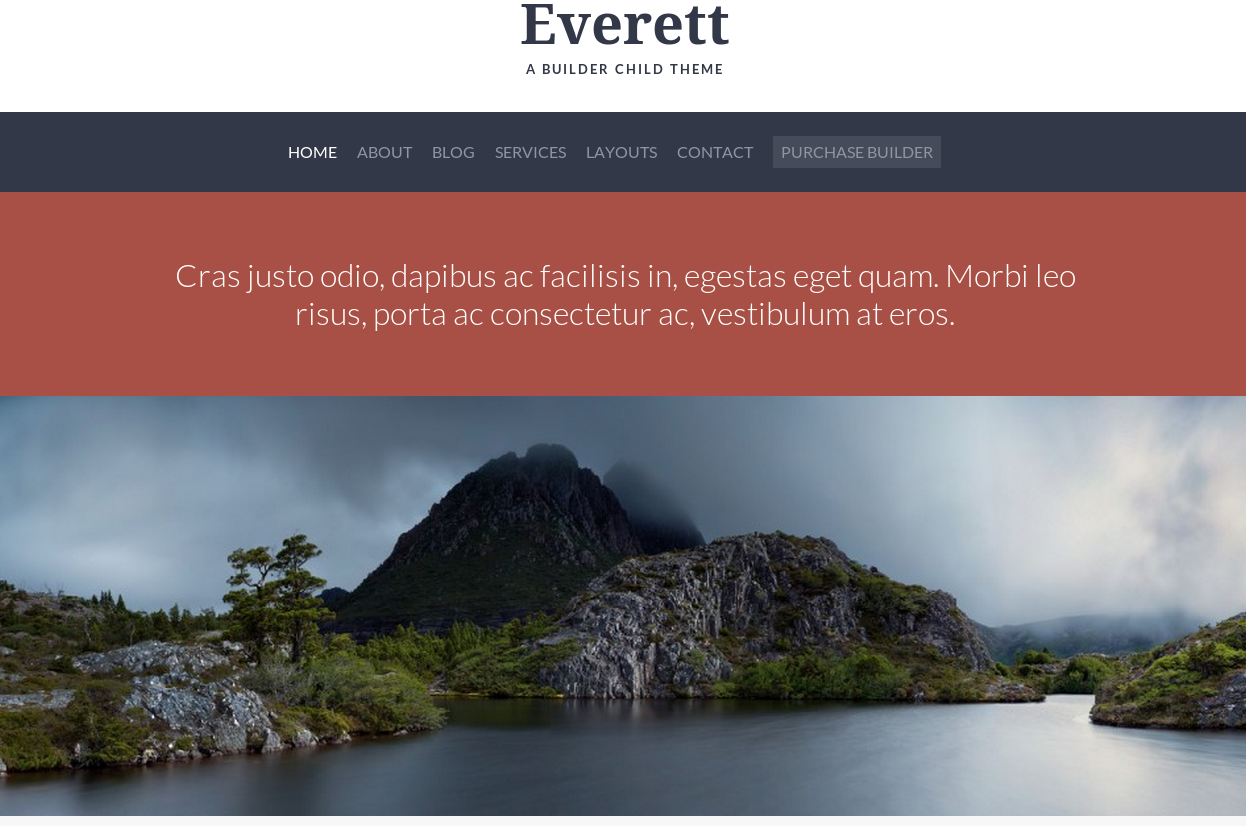 Everett Wordpress Business Theme