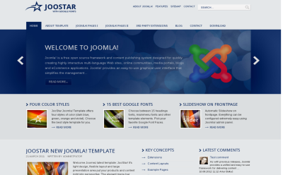 JooStar - free download joomla template
