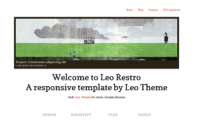 Leo Restro - best free joomla template