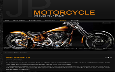 JP Motorcyle - joomla motorcycle template