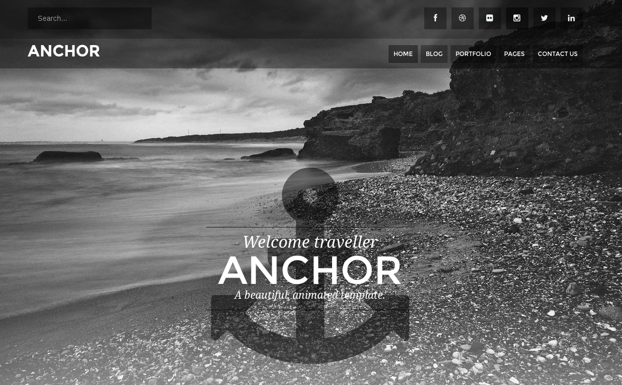 Anchor – Animated Parallax Drupal Theme