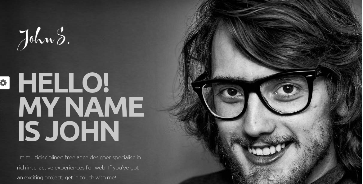 JOHN - creative Joomla portfolio template