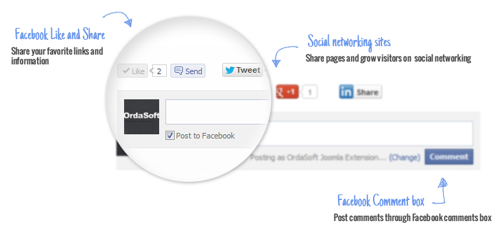 Joomla Social Comments and Sharing