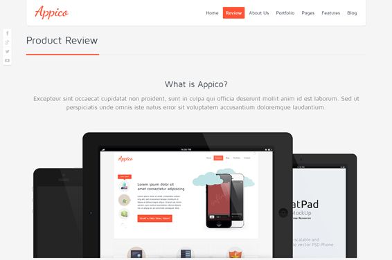 Shaper Appico - outstanding Joomla app template