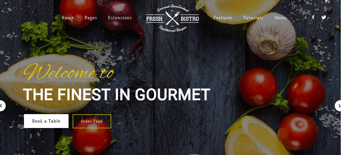 Fresh Bistro Responsive Website Templates