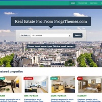 Wordpress Free Theme - Real Estate Pro