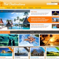 Wordpress Free Theme - Hot Destinations