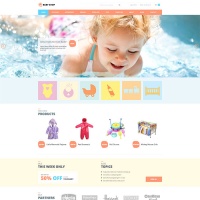Joomla Premium Template - Baby Shop