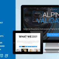 Joomla Premium Template - Alpine - Responsive  one Page Joomla THeme