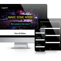 Wordpress Premium Theme - Legend - Event  WordPress theme