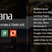 Joomla Premium Template - Rozana - Responsive MultiPurpose Bootstrap Template