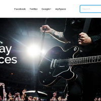Joomla Free Template - RockWall Joomla! music template designed for musicians, bands, artist, bloggers and  the entertainment industry