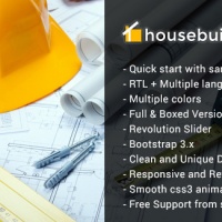 Joomla Premium Template - Housebuild::- Joomla Construction Business Theme