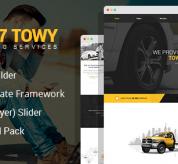 Joomla Premium Template - Towy - Emergency Auto Towing and Roadside Assistance Service Joomla Theme with Page Builder