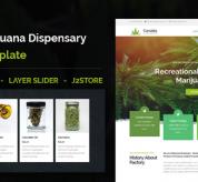 Joomla Premium Template - Canabia - Medical Marijuana Dispensary Joomla Theme With Page Builder