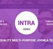 Joomla Premium Template - Intra - Multi-Page + One Page Multi-Purpose Joomla Theme
