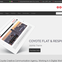 Joomla Premium Template - Coyote: Responsive Business Joomla Template