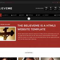 Wordpress Free Theme - Believeme Wordpress Template