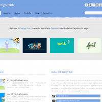 Wordpress Free Theme - Design Hub Wordpress Theme