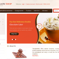 Opencart Free Template - Chocolate Store