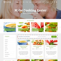 Wordpress Free Theme - Cooking Blog & food WordPress theme