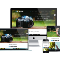 Joomla Premium Template - AT Gallery – Photography / Image Gallery Joomla Template