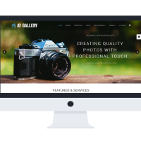 Joomla Premium Template - AT Gallery Onepage – Photography / Joomla Template