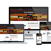 Joomla Free Template - AT Airus - Free Responsive Private Airline Joomla template