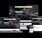Joomla Free Template - AT Rugby – Free Responsive American Football Joomla template